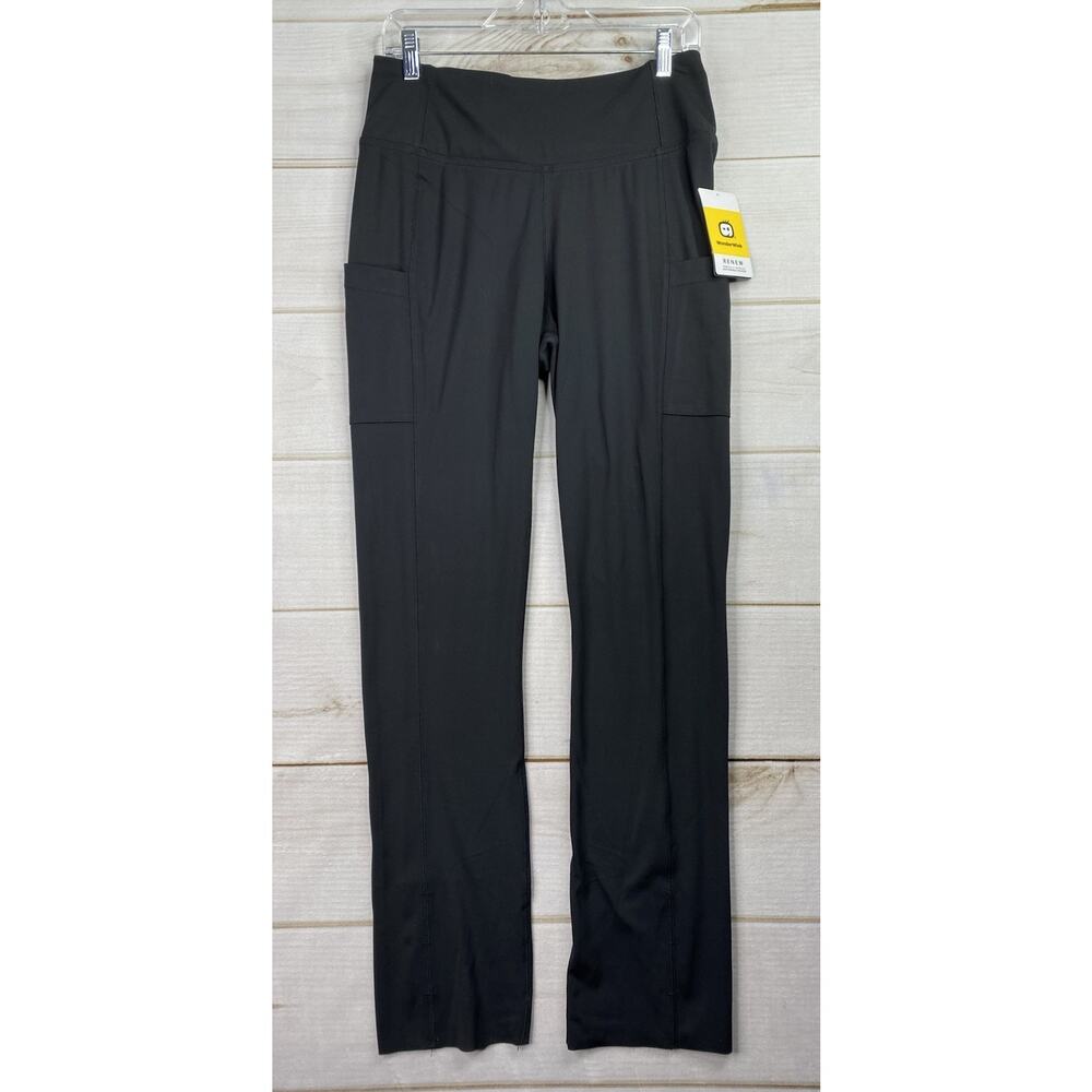 Wonderwink RENEW Scrub Pants Sz M Black Modern Fit Cooling Customizable Lgth NWT